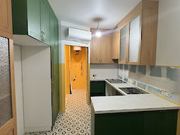 Кухня МДФ с фасадами в эмали на заказ